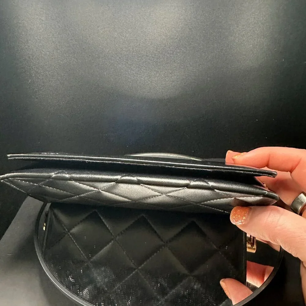CHANEL Leather Sunglasses Case Authenticated - EUC